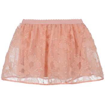 Girls Pink Tulle Skirt